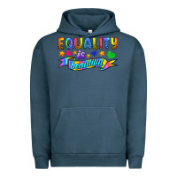 Pigment Midnight Navy Equality Is Beautiful Urban Hoodie - BundleAndBundleShop