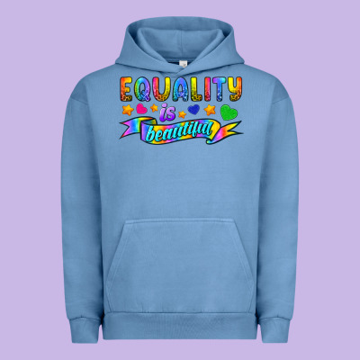 Equality Is Beautiful Urban Hoodie Designed By Bundleandbundleshop