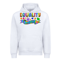 White Equality Is Beautiful Urban Hoodie - BundleAndBundleShop