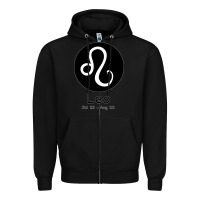 Black Leo Horoscope Zipper Hoodie - Bettercallsaul