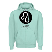 Seafoam Leo Horoscope Zipper Hoodie - Bettercallsaul