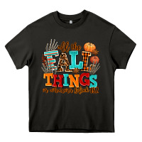 Asphalt all the fall thıngs or whatever Heavy Core Tee - AdoDesignShop
