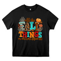 Black all the fall thıngs or whatever Heavy Core Tee - AdoDesignShop