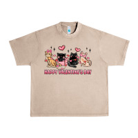 French Oak happy valentines day cats Urban Heavy Tee - MaliasSmallBusiness