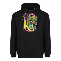 Black mardi gras Heavyweight Hoodie - CowGirlArtShop