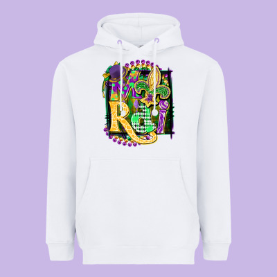 Mardi Gras Heavyweight Hoodie Designed By Cowgirlartshop