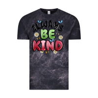 Cloud Black always be kind Vintage Tee - MaliasSmallBusiness