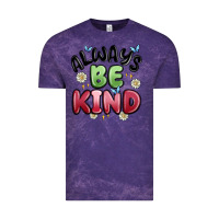 Cloud Purple always be kind Vintage Tee - MaliasSmallBusiness