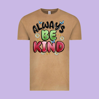 Always Be Kind Vintage Tee Designed By Maliassmallbusiness
