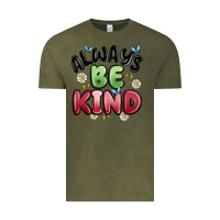 Vintage Olive always be kind Vintage Tee - MaliasSmallBusiness