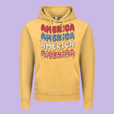 America Vintage Hoodie Designed By Maliassmallbusiness