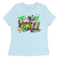 Baby Blue cna halloween Ladies Tee - AdoDesignShop