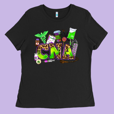 Cna Halloween Ladies Tee Designed By Adodesignshop