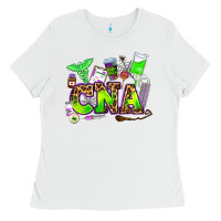 White cna halloween Ladies Tee - AdoDesignShop