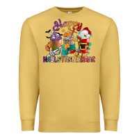 Antique Gold hallothanksmas coffee cups Premium Sweatshirt - CowGirlArtShop