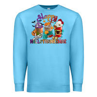 Ocean Blue hallothanksmas coffee cups Premium Sweatshirt - CowGirlArtShop