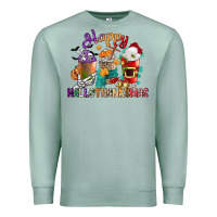 Seafoam hallothanksmas coffee cups Premium Sweatshirt - CowGirlArtShop