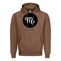 Chestnut Scorpio Horoscope Zipper Hoodie - Bettercallsaul