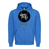 True Royal Scorpio Horoscope Zipper Hoodie - Bettercallsaul