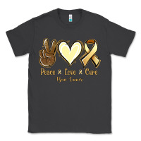 Peace Love Cure Bone Cancer Classic Tee | Teevron