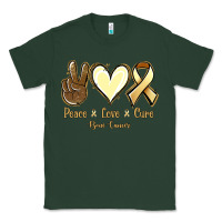 Sports Green Peace love cure Bone Cancer Classic Tee - NancyCooperArtShop