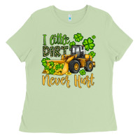 Matcha a little dirt never hurt st patricks bulldozer Ladies Tee - JahusDesignShop