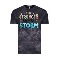 Cloud Black stronger than the storm Vintage Tee - MaliasSmallBusiness