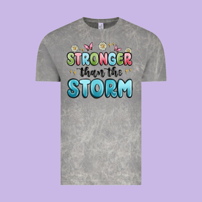 Stronger Than The Storm Vintage Tee Designed By Maliassmallbusiness