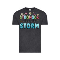 Vintage Black stronger than the storm Vintage Tee - MaliasSmallBusiness