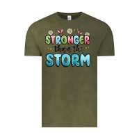 Vintage Olive stronger than the storm Vintage Tee - MaliasSmallBusiness