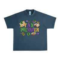 Midnight Navy tax preparer Urban Heavy Tee - MaliasSmallBusiness