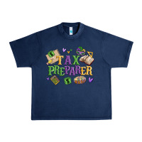 Navy tax preparer Urban Heavy Tee - MaliasSmallBusiness