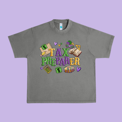 Tax Preparer Urban Heavy Tee Designed By Maliassmallbusiness
