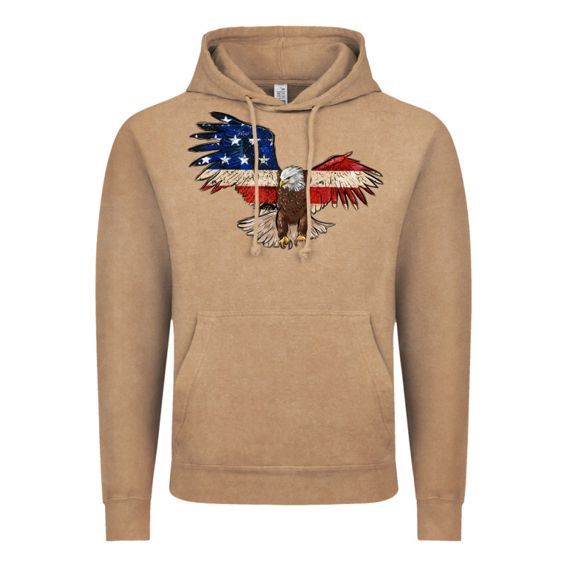 4th July Eagle Vintage Hoodie by MaliasSmallBusiness | Teevron
