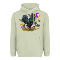 Matcha mardi gras chicken Heavyweight Hoodie - CowGirlArtShop
