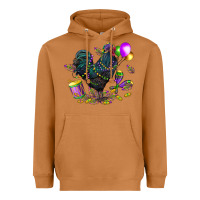 Meerkat mardi gras chicken Heavyweight Hoodie - CowGirlArtShop
