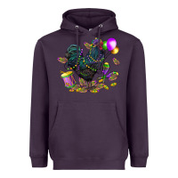 Mardi Gras Chicken Heavyweight Hoodie | Teevron