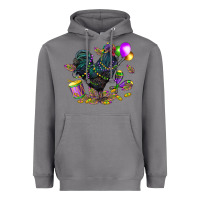 Storm mardi gras chicken Heavyweight Hoodie - CowGirlArtShop