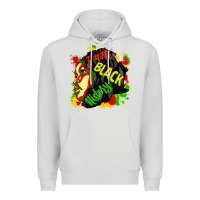 Dove Grey i am black history Premium Hoodie - CowGirlArtShop