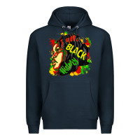 Navy i am black history Premium Hoodie - CowGirlArtShop