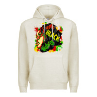 Oatmeal Heather i am black history Premium Hoodie - CowGirlArtShop