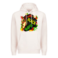 Pale Pink i am black history Premium Hoodie - CowGirlArtShop