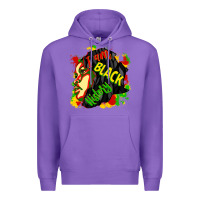 Purple i am black history Premium Hoodie - CowGirlArtShop