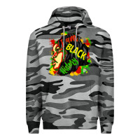 Slate Camo i am black history Premium Hoodie - CowGirlArtShop