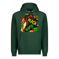 Sports Green i am black history Premium Hoodie - CowGirlArtShop