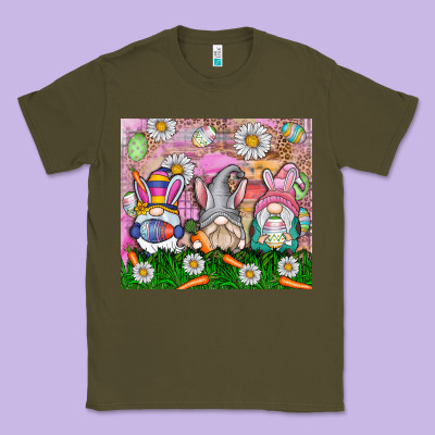 Easter Gnome Classic Tee Designed By Cowhidedigitalart
