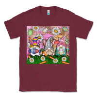 Burgundy easter gnome Classic Tee - CowhideDigitalArt
