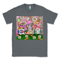 Charcoal Heather easter gnome Classic Tee - CowhideDigitalArt