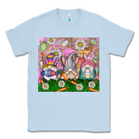 Dusty Blue easter gnome Classic Tee - CowhideDigitalArt
