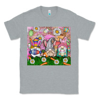 Heather Grey easter gnome Classic Tee - CowhideDigitalArt